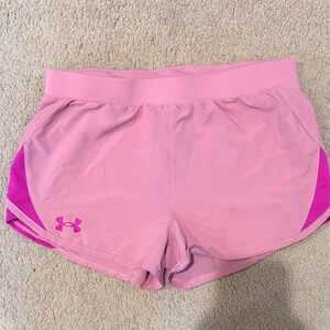 Under Armour Youth Light Pink Athletic Shorts